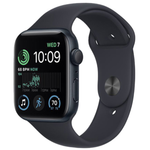 שעון חכם Apple Watch SE 2nd Gen 44mm Aluminum Case Sport Band GPS צבע שחור