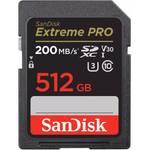 כרטיס זיכרון SanDisk Extreme PRO SD 512GB V30