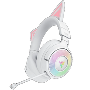 Razer Kraken Kitty V3 Pro אוזניות גיימינג אלחוטיות לבן
