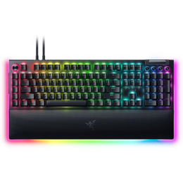 Razer BlackWidow V4 Pro מקלדת גיימרים מכנית מתג ירוק טקטילי קליקי