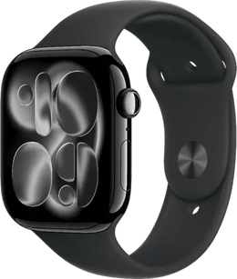 Apple Watch Series 11 2025 46mm Aluminum Case Rubber Sport Band GPS Cellular שעון חכם יבואן רשמי