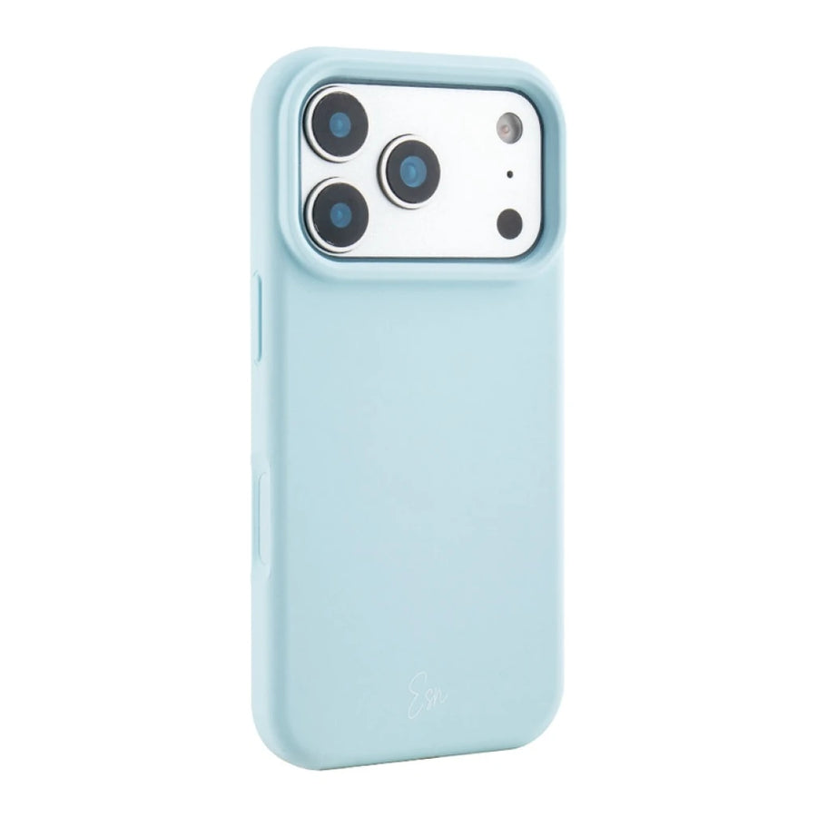 Essentials Silicon Case iPhone 17 Pro Max מגן סילקון בצבע כחול בהיר
