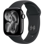 Apple Watch Series 11 2025 42mm Aluminum Case Rubber Sport Band GPS שעון חכם יבואן רשמי צבע שחור