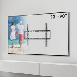 זרוע קבועה 13" 90" שחור