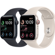 שעון חכם צבע לבן Apple Watch SE 2nd Gen 44mm Aluminum Case Sport Band GPS