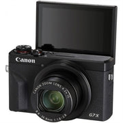 Canon PowerShot G7 X Mark III מצלמה קומפקטית קנון בצבע שחור כולל השפה העברית