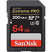 כרטיס זיכרון SanDisk Extreme PRO SD 64GB V30