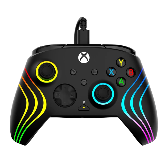 בקר Turtle Beach Afterglow Wave RGB ל-Xbox ו-PC צבע שחור