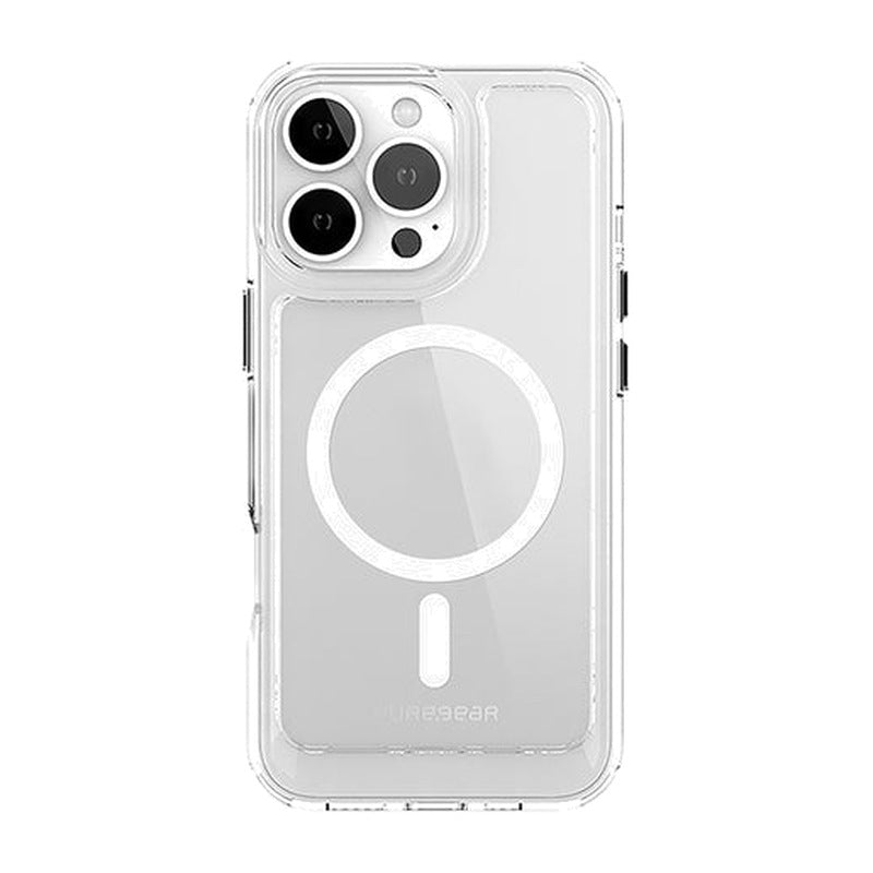 כיסוי לאייפון 16 פרו תומך MagSafe שקוף PureGear DualTek Slim