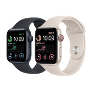 שעון חכם צבע לבן Apple Watch SE 2nd Gen 44mm Aluminum Case Sport Band GPS