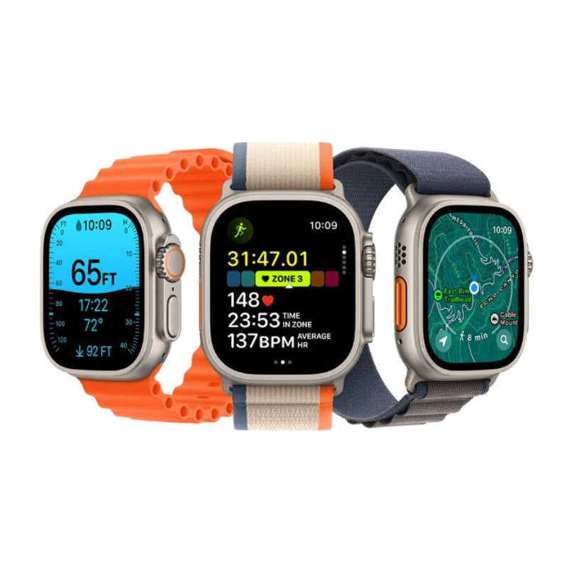 Apple Watch Ultra 2 GPSCellular 49mm Titanium שעון חכם צבע שחור - יבואן רשמי