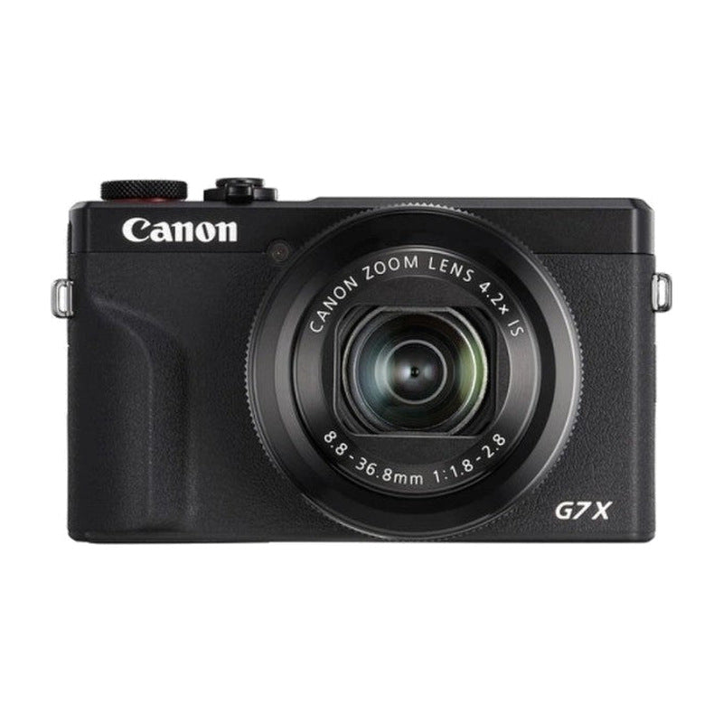 Canon PowerShot G7 X Mark III מצלמה קומפקטית קנון בצבע שחור כולל השפה העברית