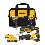 קיט כלי עבודה DEWALT DCK411Q2 20V MAX 4-Tool Combo Kit סט כלי עבודה אלחוטי מקצועי