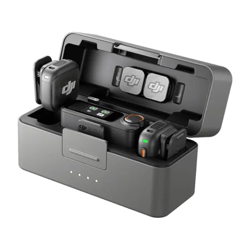 DJI Mic 3 מערכת מיקרופונים אלחוטית מקצועית 32-bit Float