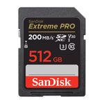 כרטיס זיכרון SanDisk Extreme PRO SD 512GB V30