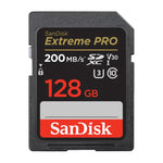 כרטיס זיכרון SanDisk Extreme PRO SD 128GB V30