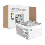 ספק כוח DeepCool Gamer Storm PN1200M WH 1200W Gold Fully Modular PCIe 51 White