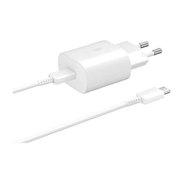 מטען קיר לבן + Super Fast Charger כבל TYPE C