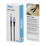 Ninthpro Cable Aux To USB-C כבל שמע 3.5