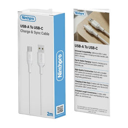 Ninthpro Cable USB To USB-C כבל טעינה ונתונים
