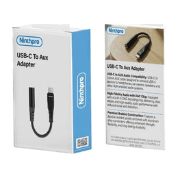 Ninthpro Adapter מתאם USB-C To Aux