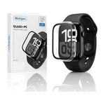 Ninthpro מגן מסך זכוכית + פלסטיק לשעון Apple Watch