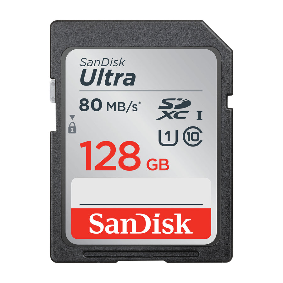 SanDisk Ultra SDXC UHS-I כרטיס זיכרון 128GB