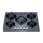 כיריים 5 להבות זכוכית שחור דגם ML 7030GB
