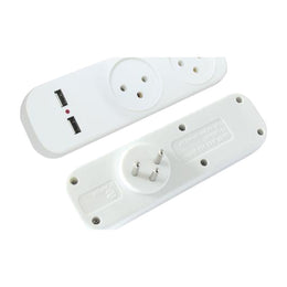 מפצל לקיר כולל USB FETAYA
