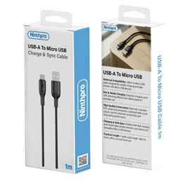 Ninthpro Cable USB To Micro USB כבל טעינ