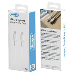 Ninthpro Cable USB-C To Lightning כבל טע