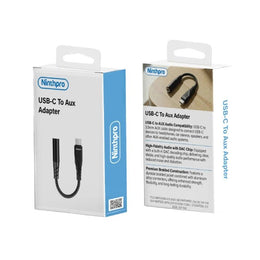 Ninthpro Adapter מתאם USB-C To Aux