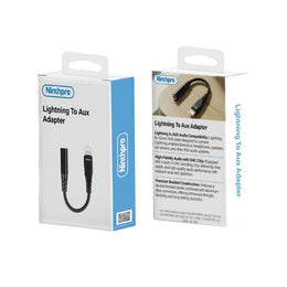 Ninthpro Adapter מתאם Lightning To Aux