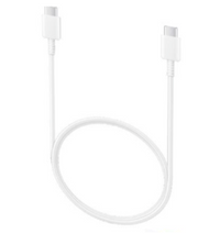 כבל Samsung USB-C ל-USB-C ‏45W באורך 1 מטר לבן