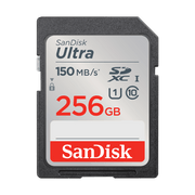 SanDisk Ultra SDXC UHS-I כרטיסזיכרון 256